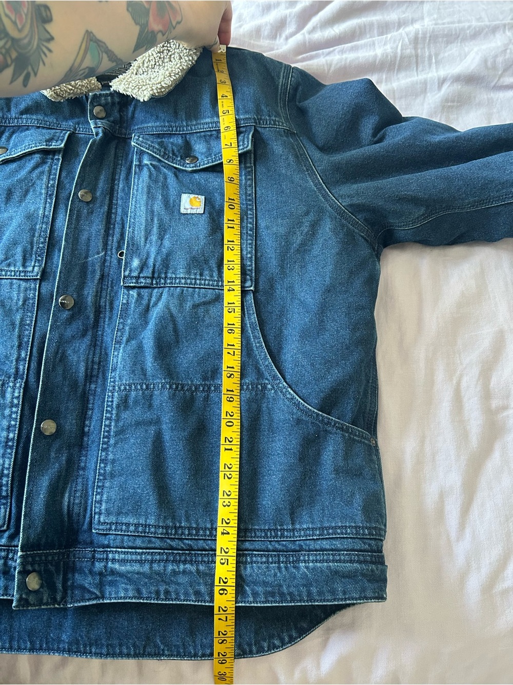 Carhartt Sherpa Lined Denim Jacket - Picture 11 of 11